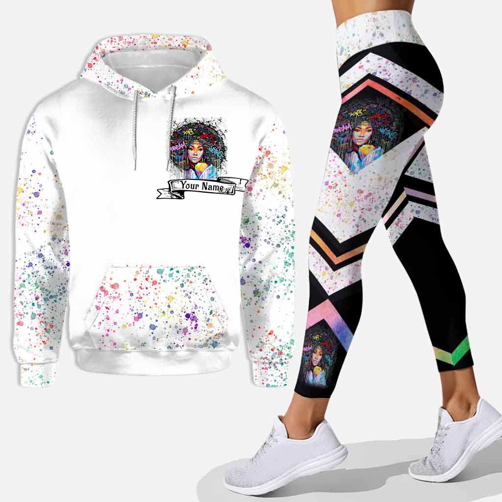 Black women are dope African American personalized all over printed hoodie and leggings – Saleoff 260122