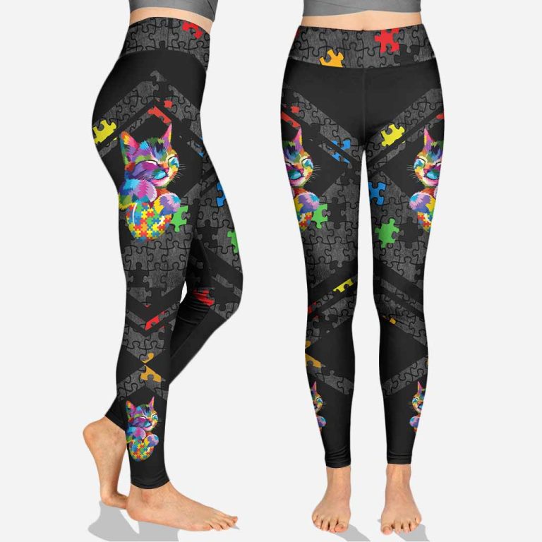 Don't judge what you don't understand autism awareness personalized all over printed hoodie and leggings