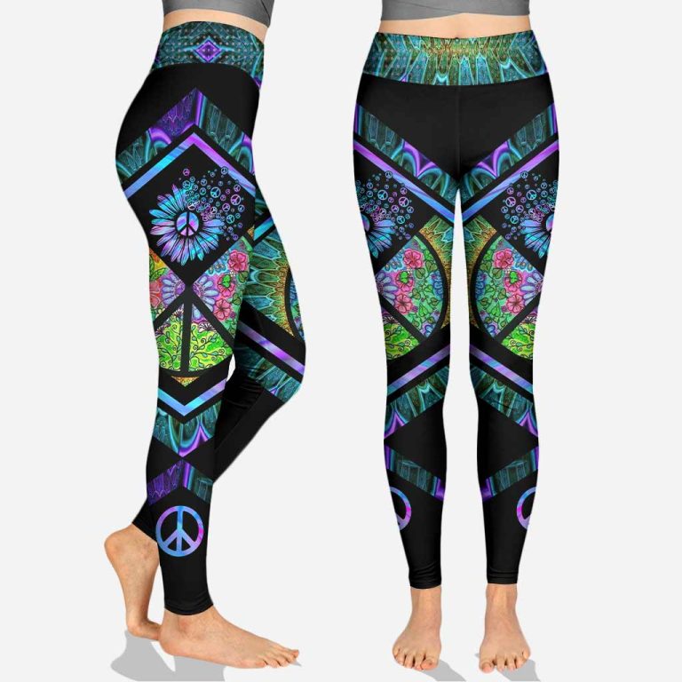 Hippie soul personalized all over printed hoodie and leggings