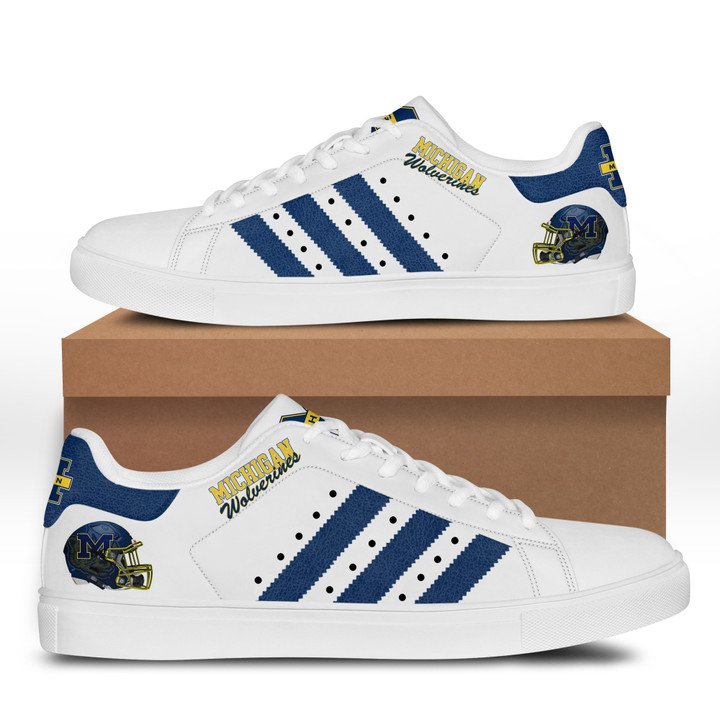 Michigen Wolverines NCAA stan smith shoes
