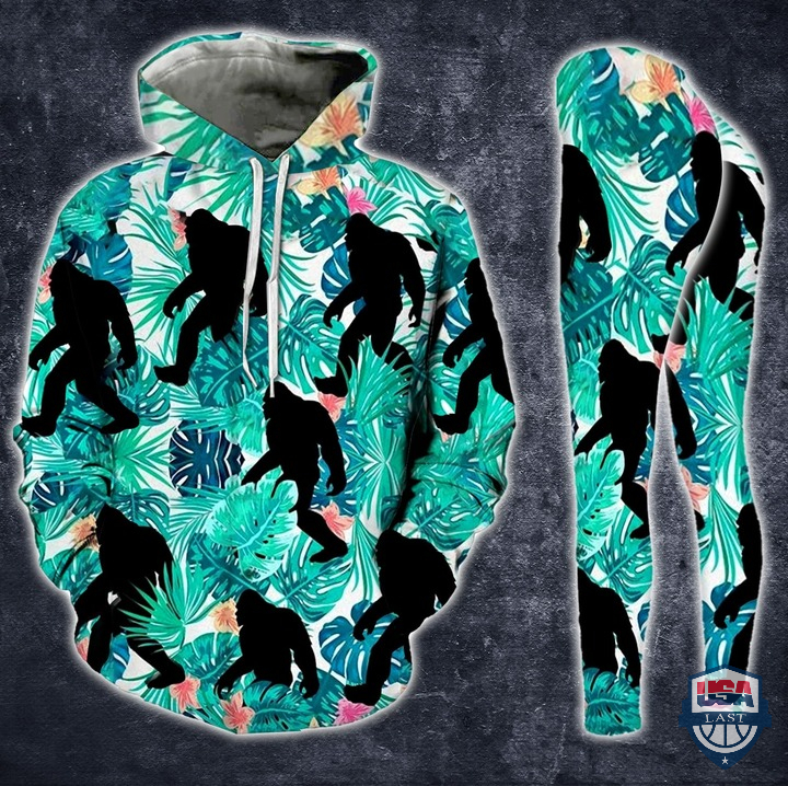 Bigfoot Flower All Over Printed Hoodie And Legging – Hothot 040122