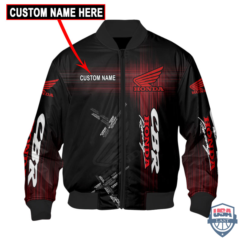CBR Honda Racing Flash Custom Name Bomber Jacket – Hothot 270122