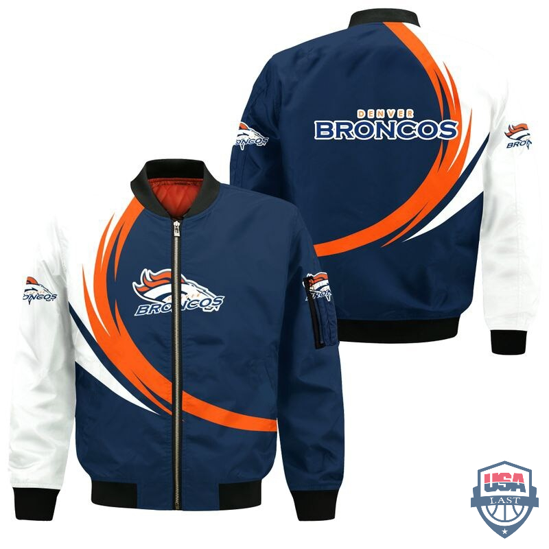 NFL Denver Broncos Curve Design Bomber Jacket – Hothot 260122