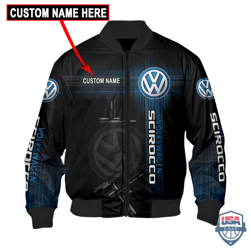 Volkswagen Scirocco Flash Custom Name Bomber Jacket – Hothot 270122