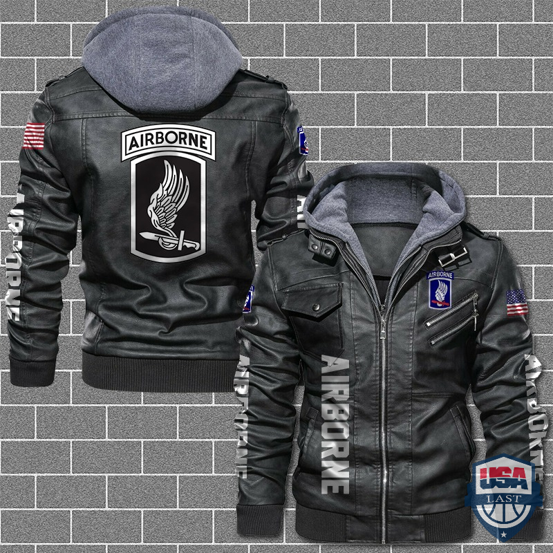 [Hot] 173rd Airborne Brigade Leather Jacket – Hothot 180122