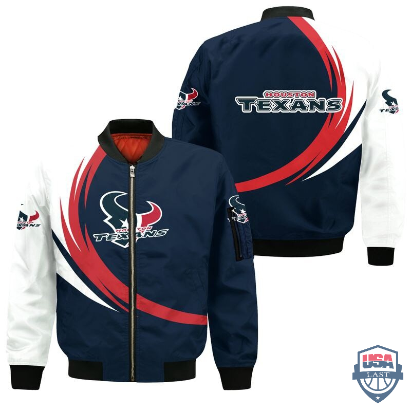 NFL Houston Texans Curve Design Bomber Jacket – Hothot 260122