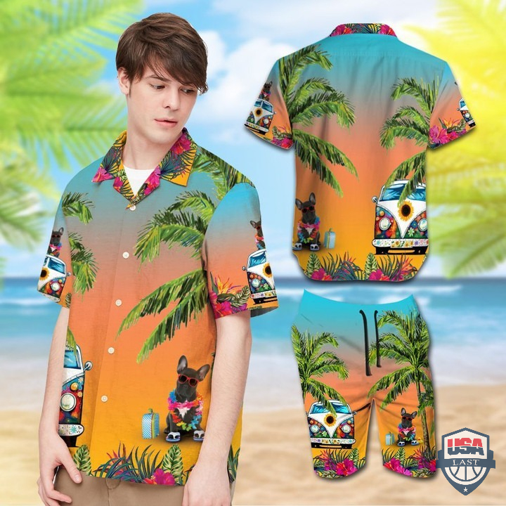 French Bulldog Aloha Hawaiian Shirt And Shorts – Hothot 060122