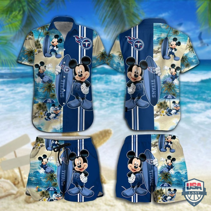 Tennessee Titans Mickey Mouse Hawaiian Shirt Beach Short – Hothot 060122