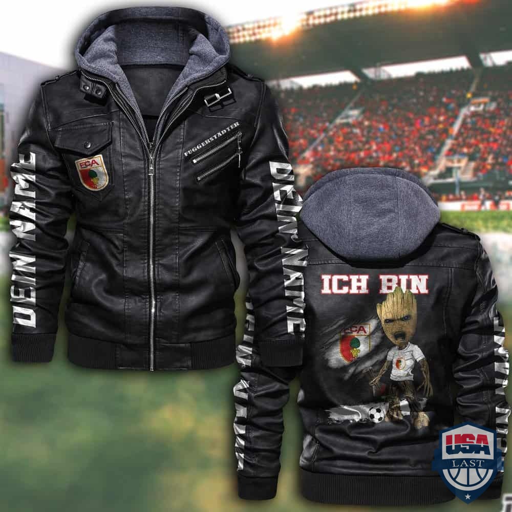 NEW FC Augsburg Custom Name Leather Jacket – Hothot 170122