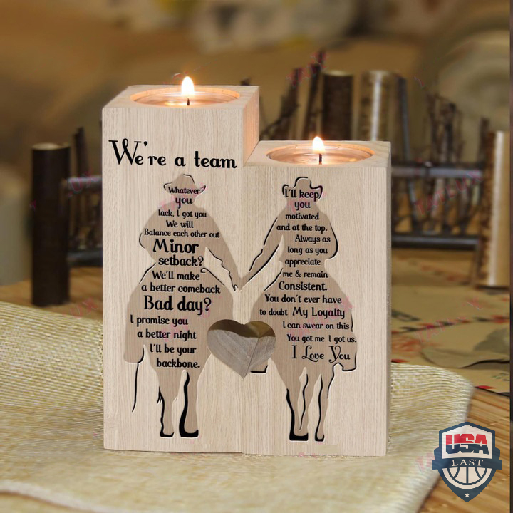 Cowboy Couple We Are A Team Candle Holder – Hothot 050122