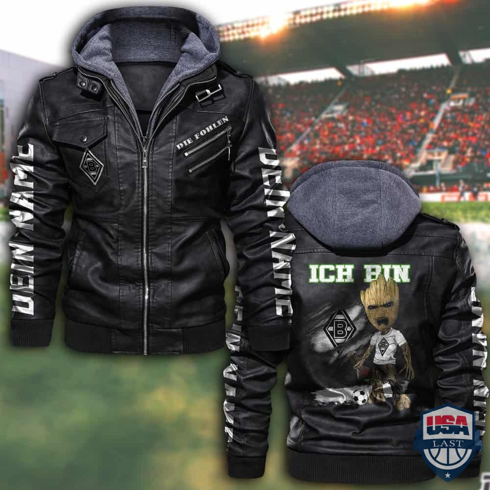 NEW Borussia Mönchengladbach FC Custom Name Leather Jacket – Hothot 170122