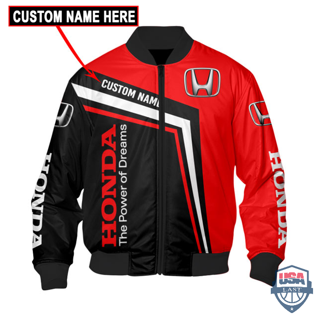 Honda Company Custom Name Bomber Jacket – Hothot 260122