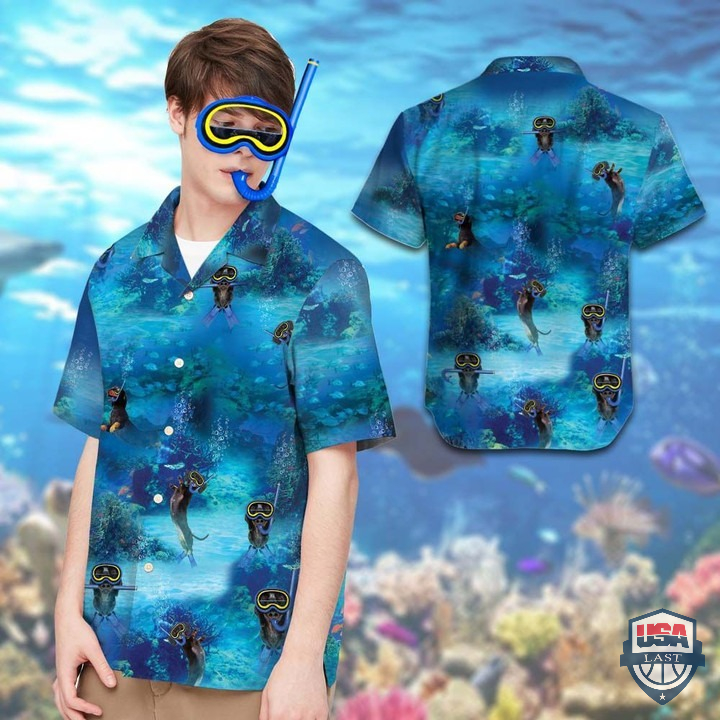Diving Dachshund Hawaii Shirt – Hothot 060122