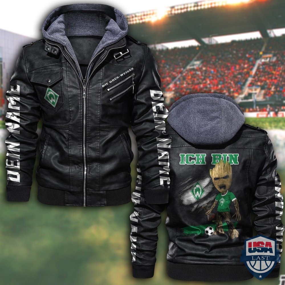 NEW SV Werder Bremen FC Custom Name Leather Jacket – Hothot 170122