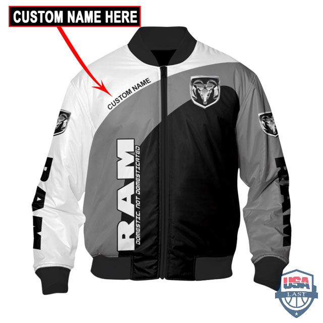 Personalized Dodge Ram Domestic Not Domesticated Bomber Jacket – Hothot 260122