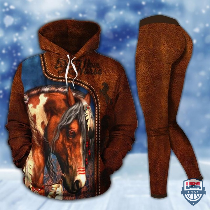 Horse Lover Brown All Over Print Hoodie And Legging – Hothot 040122