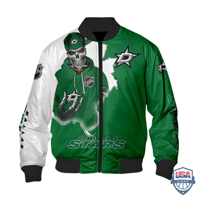 NHL Dallas Stars Death Skull Bomber Jacket – Hothot 260122