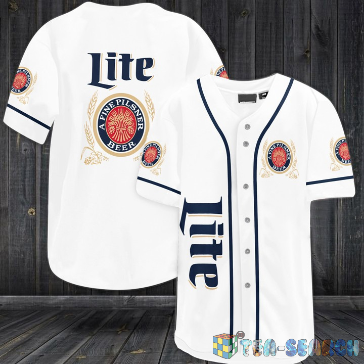 Miller Lite Beer Baseball Jersey Shirt – Hothot 290122