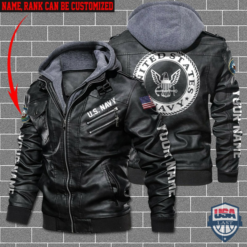 [Hot] Personalized U.S Navy Leather Jacket – Hothot 180122
