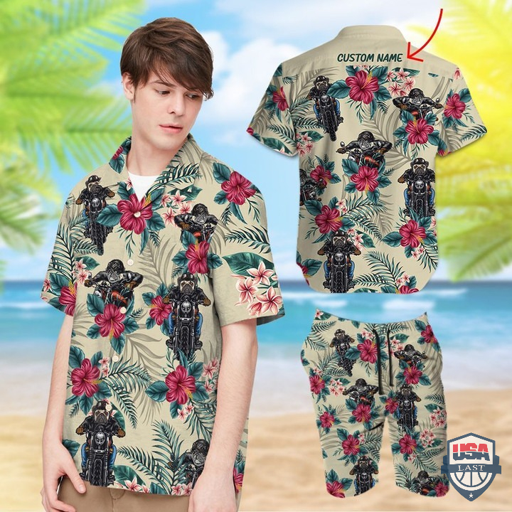 Pug Ride Motorcycle Custom Hawaiian Shirt And Shorts – Hothot 080122