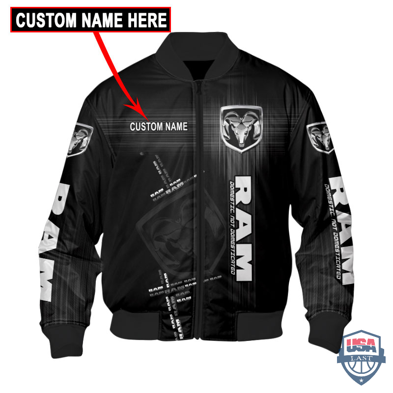 Dodge Ram Flash Custom Name Bomber Jacket – Hothot 270122