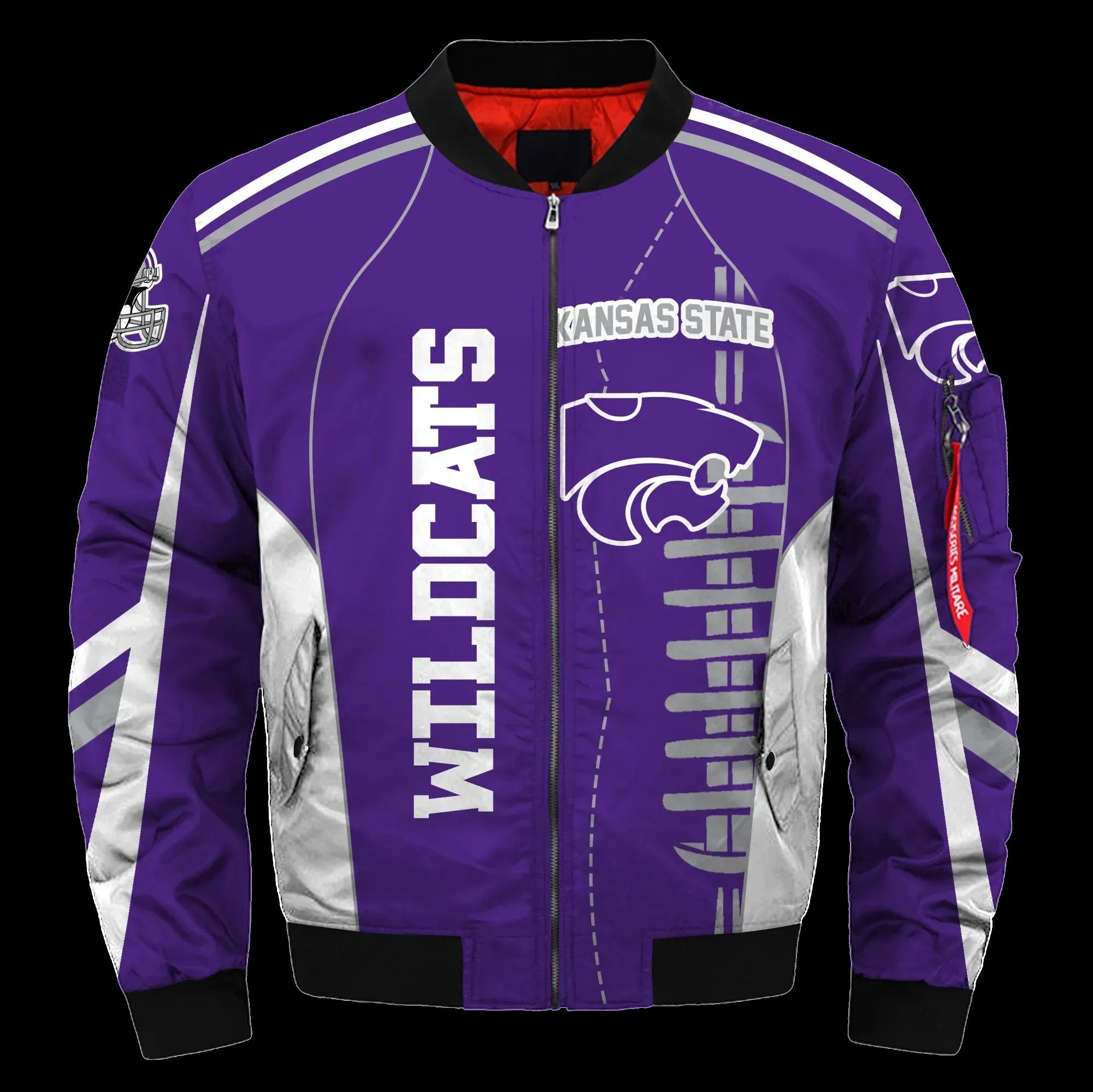 NCAA Kansas State Wildcats Bomber Jacket – Hothot 250122