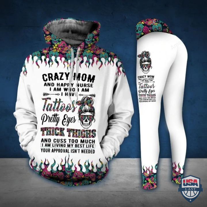 Crazy Mom 3D All Over Printed Hoodie And Legging – Hothot 040122