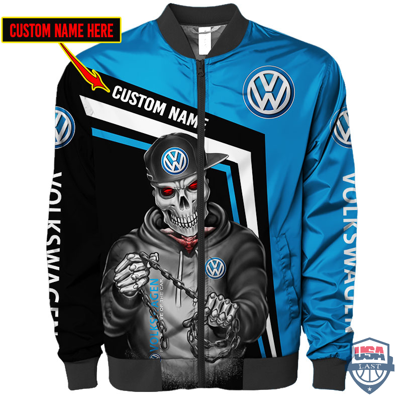 Volkswagen Ghost Rider Custom Name Bomber Jacket – Hothot 270122