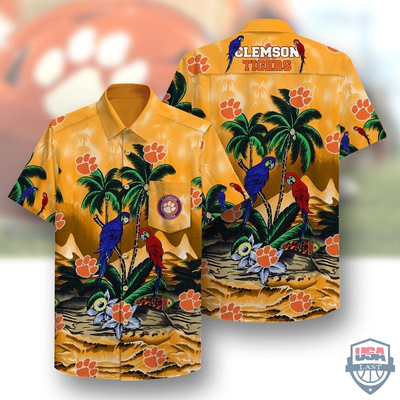 Clemson Tigers Parrots Couple Hawaiian Shirt – Hothot