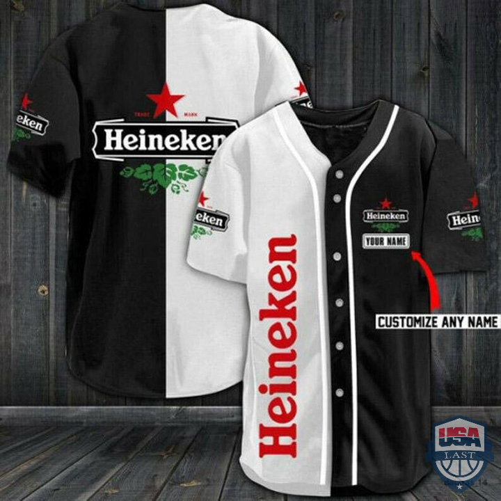 Heineken Custom Name Baseball Jersey – Hothot 070222