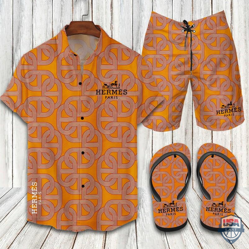 Hermes Hawaiian Shirt Beach Short 05 – Hothot