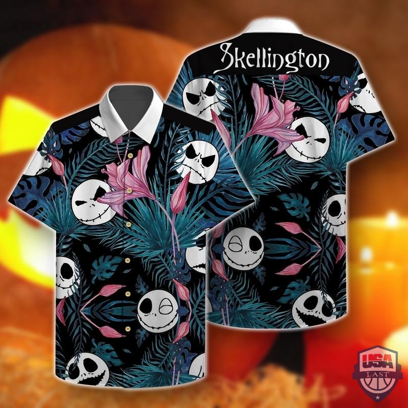 Jack Skellington Floral Hawaiian Shirt – Hothot