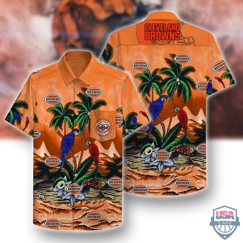 Cleveland Browns Parrots Couple Hawaiian Shirt – Hothot