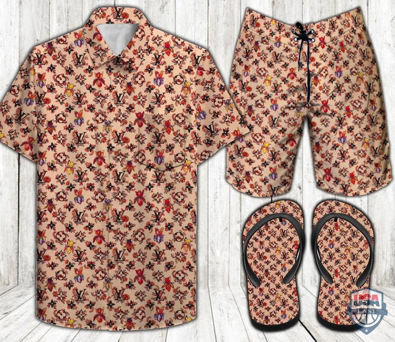 Louis Vuitton Combo Hawaiian Shirt And Short 28 – Hothot