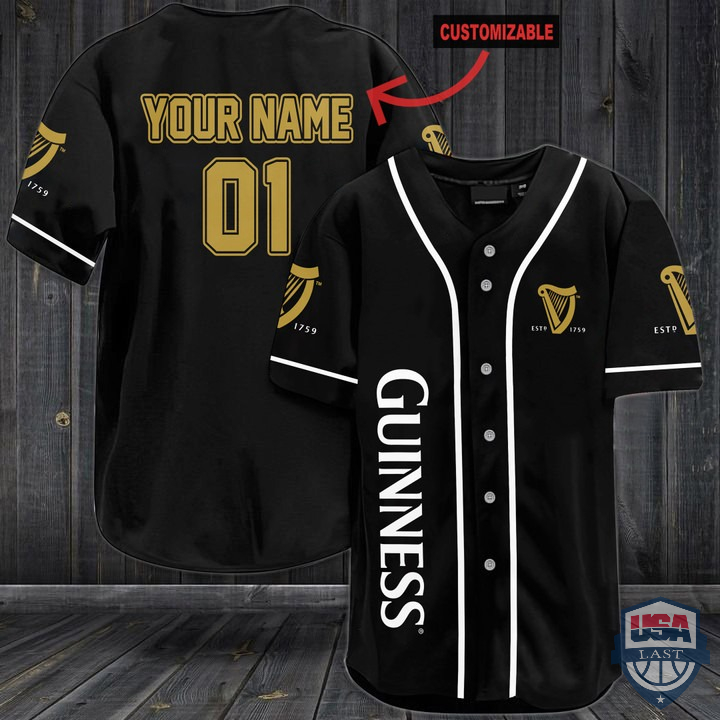 Personalized Guinness Irish Dry Baseball Jersey – Hothot 070222