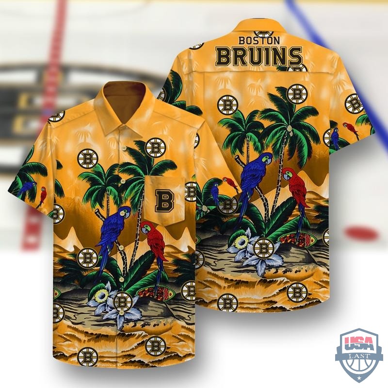 Boston Bruins Parrots Couple Hawaiian Shirt – Hothot
