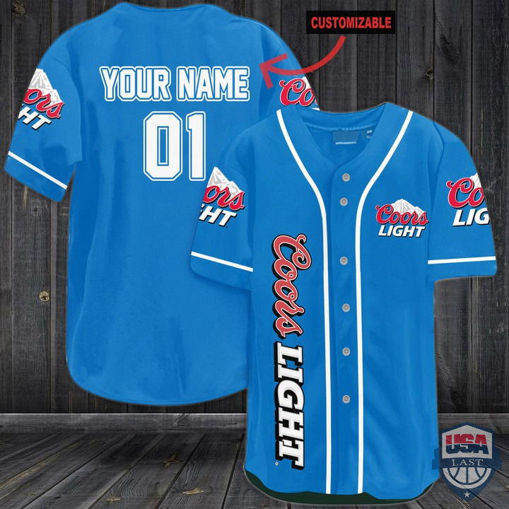 Personalized Coors Light Baseball Jersey – Hothot 070222