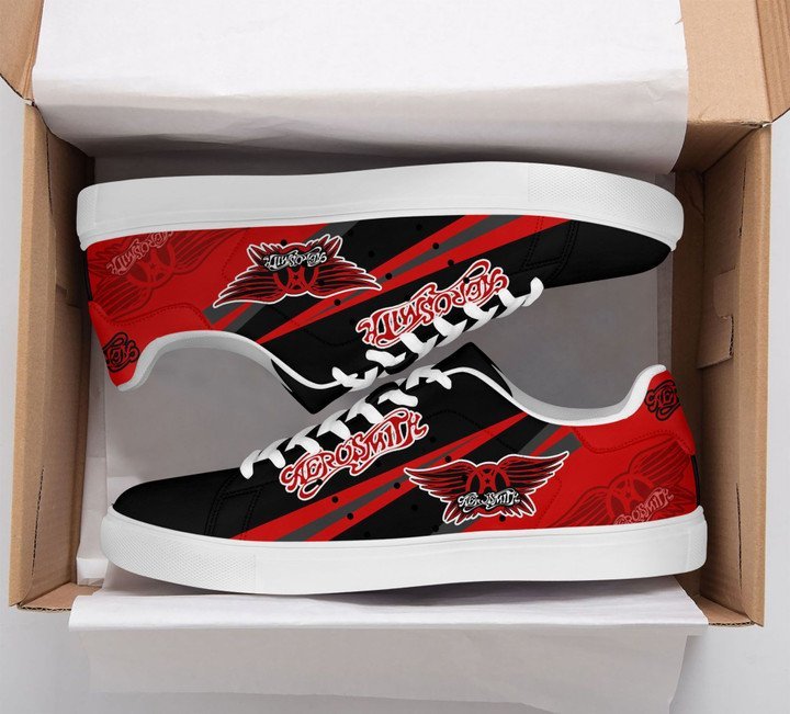 Aerosmith red ver 2 stan smith shoes