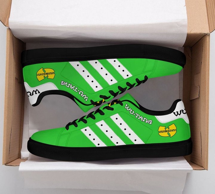 Wu-Tang Clan neon green stan smith shoes – Saleoff 080222