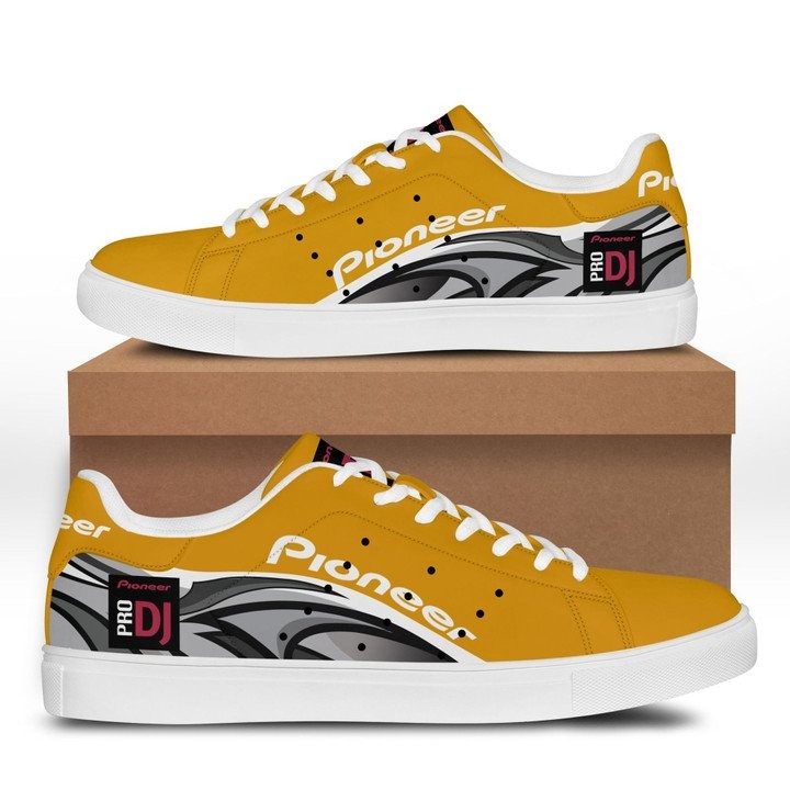 Pioneer DJ yellow stan smith shoes
