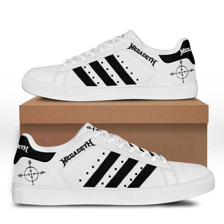 Megadeth white ver 1 stan smith shoes