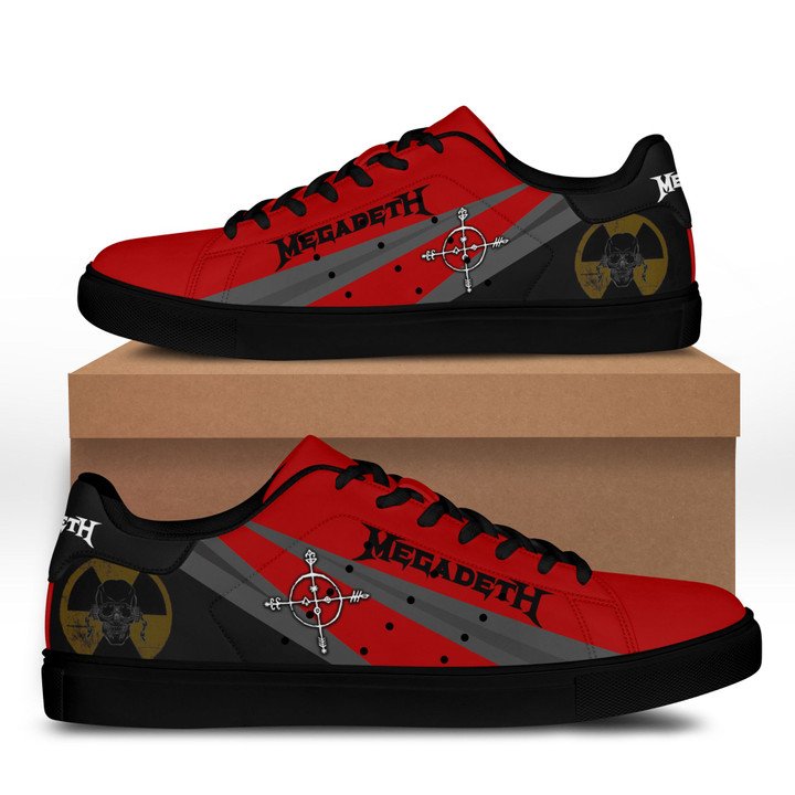 Megadeth red ver 2 stan smith shoes