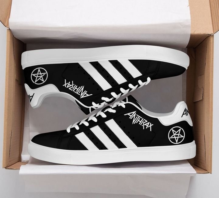 Anthrax black stan smith shoes
