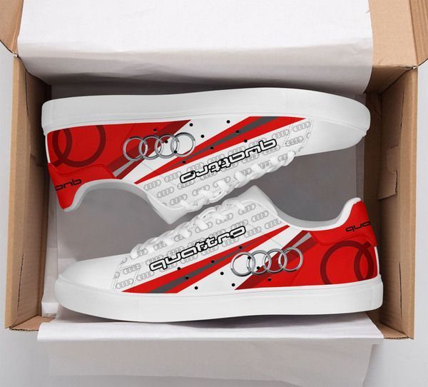 Audi Quattro red stan smith shoes