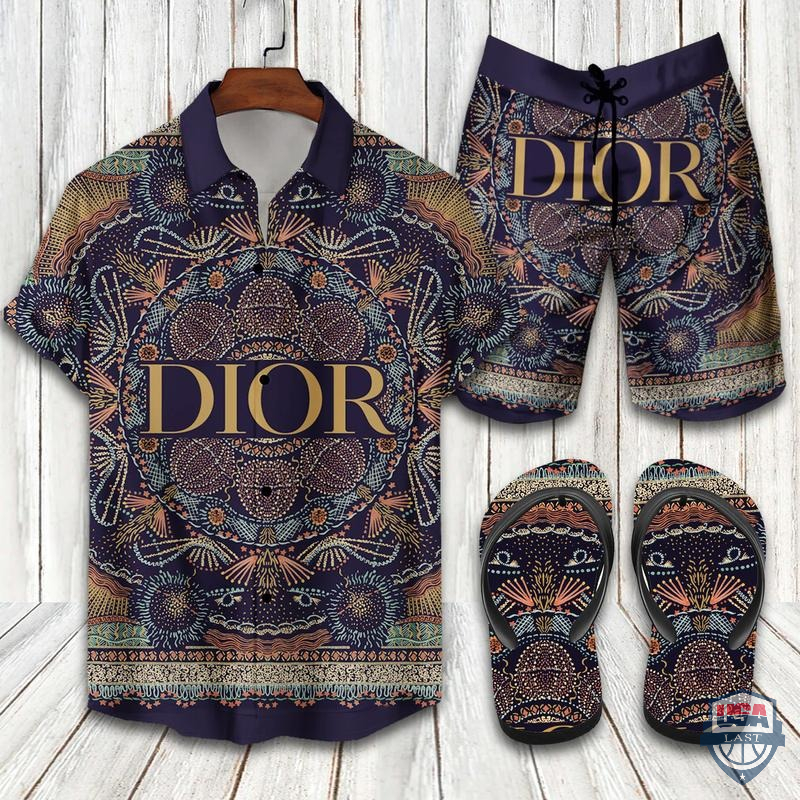 Dior Hawaiian Shirt Beach Short – Hothot