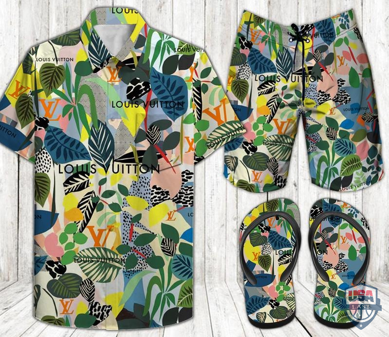 Louis Vuitton Combo Hawaiian Shirt And Short 32 – Hothot