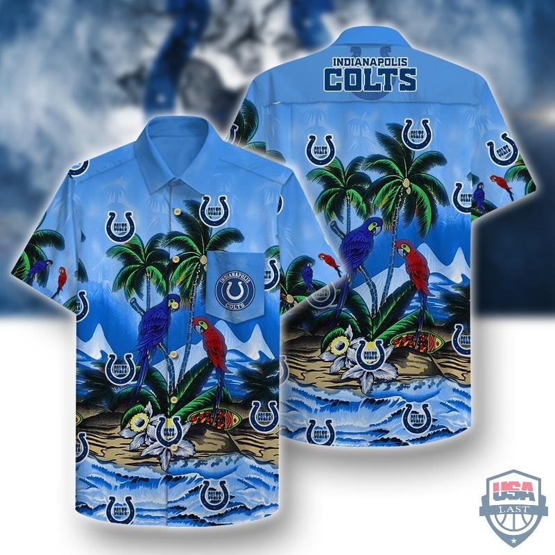 Indianapolis Colts Parrots Couple Hawaiian Shirt – Hothot