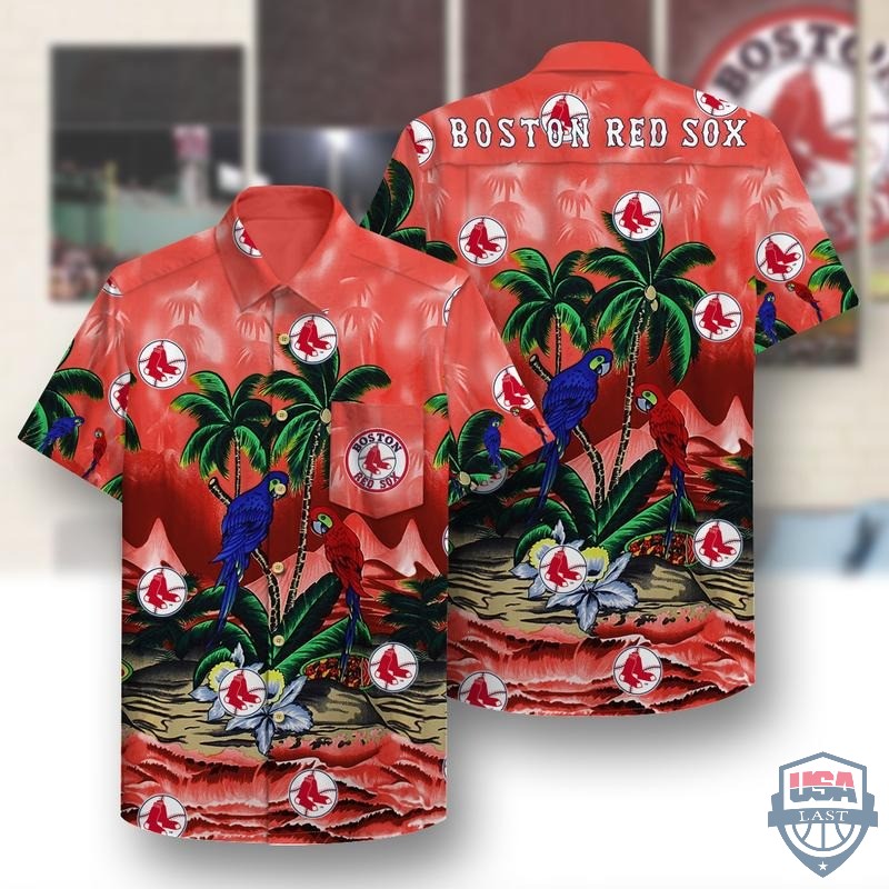 Boston Red Sox Parrots Couple Hawaiian Shirt – Hothot