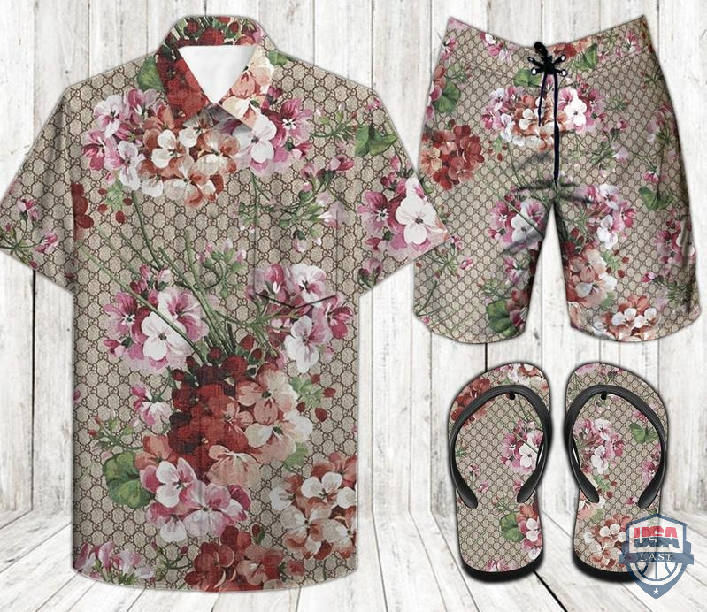 Gucci Set Hawaiian Shirt Beach Short 12 – Hothot