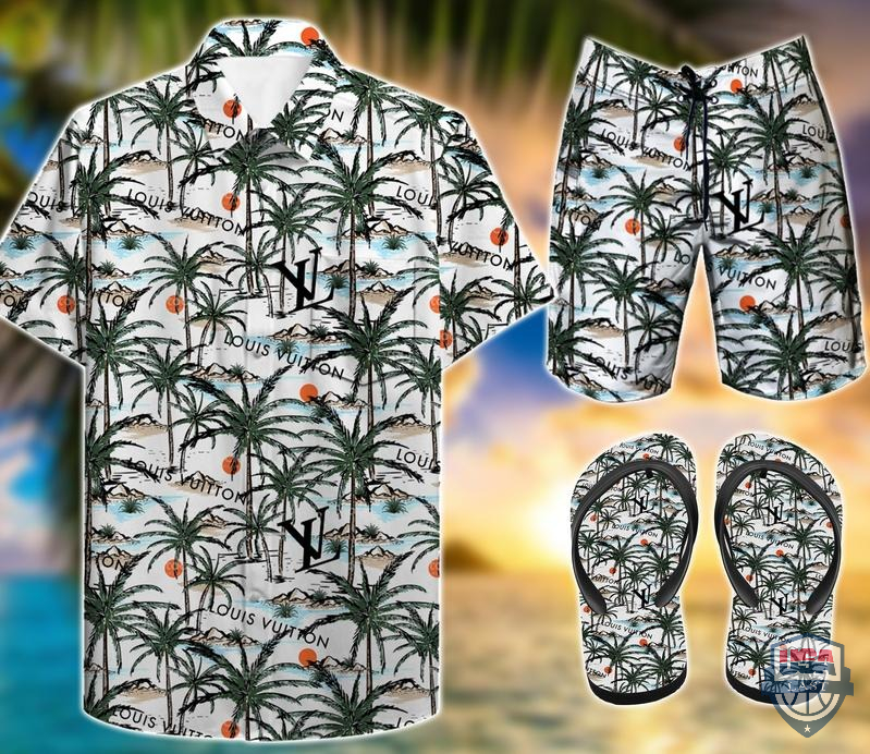 Louis Vuitton Combo Hawaiian Shirt And Short 35 – Hothot